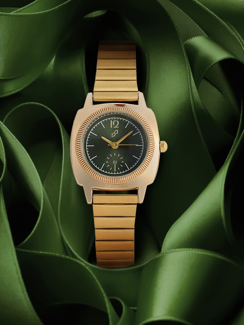 The Emerald Prestige Watch - Gold