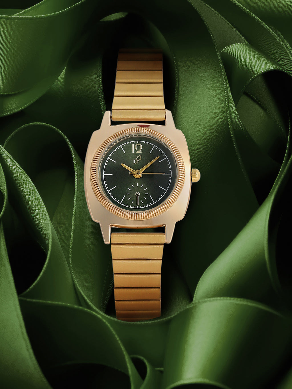 The Emerald Prestige Watch - Gold