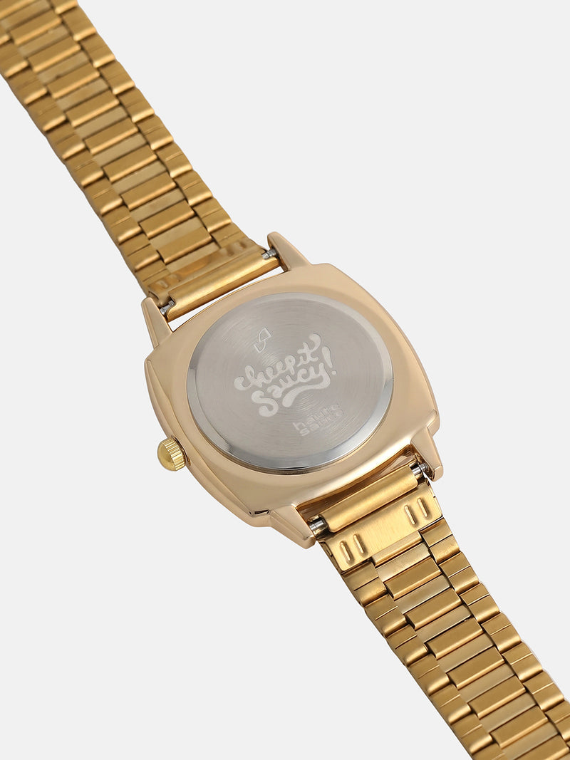 The Emerald Prestige Watch - Gold