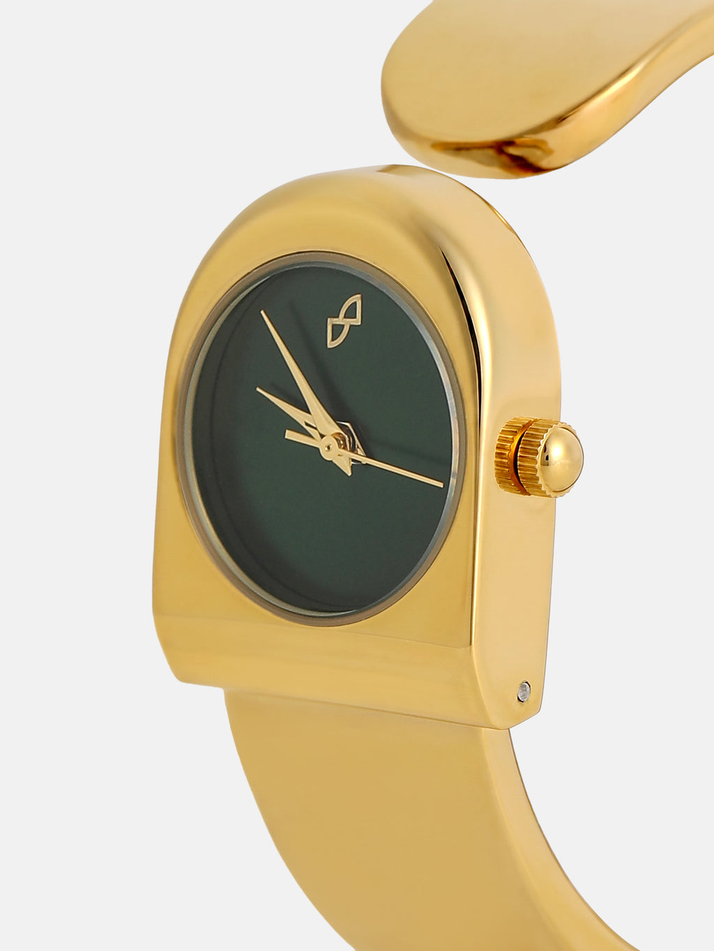The Emerald Vintage Bracelet Watch - Gold