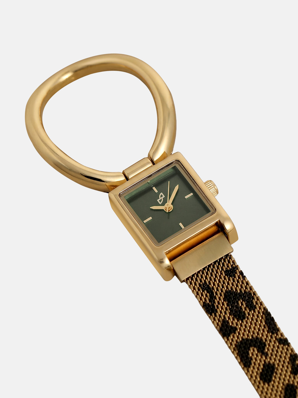 The Emerald Rectangular Bracelet Watch - Gold
