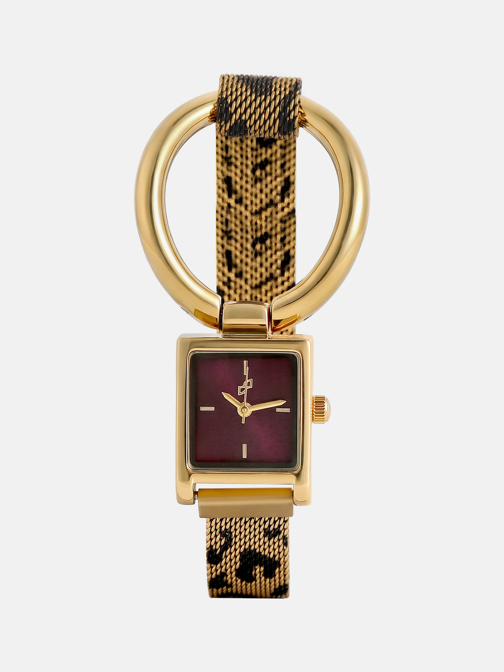 The Emerald Rectangular Bracelet Watch - Gold