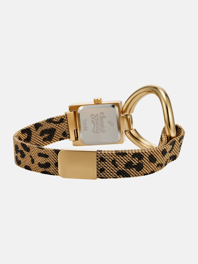 The Emerald Rectangular Bracelet Watch - Gold