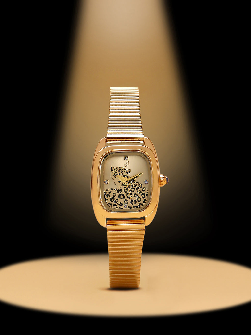 The Champagne Luxe Watch - Antique Gold