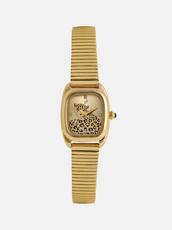 The Champagne Luxe Watch - Antique Gold