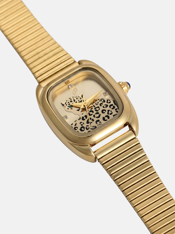 The Champagne Luxe Watch - Antique Gold