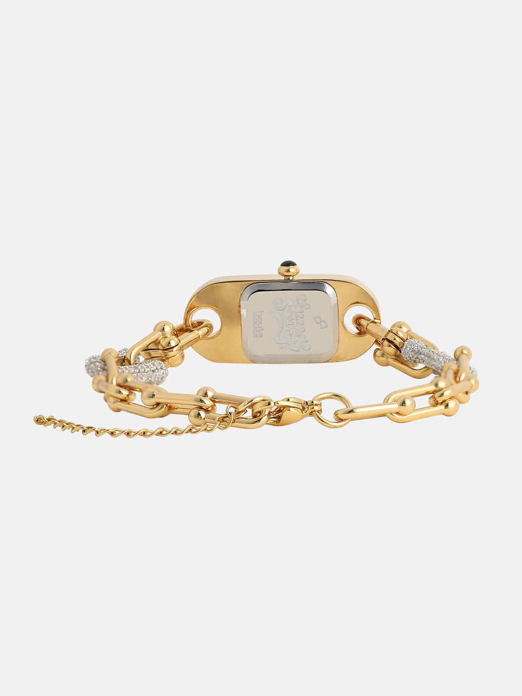 The Emerald Chain Link Watch - Gold