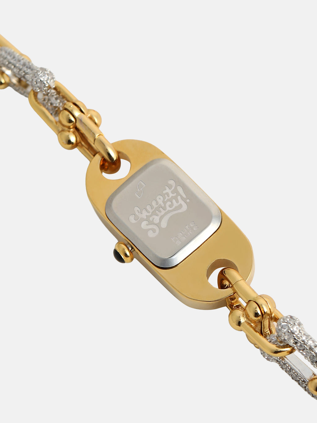 The Emerald Chain Link Watch - Gold