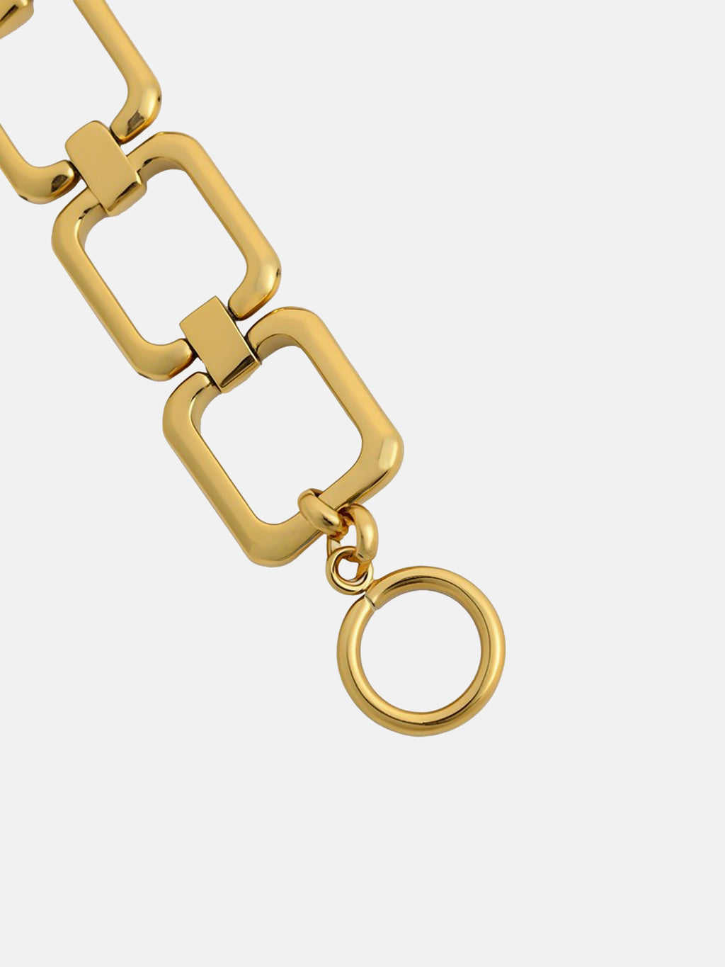 The Ruby Chain Link Watch - Gold