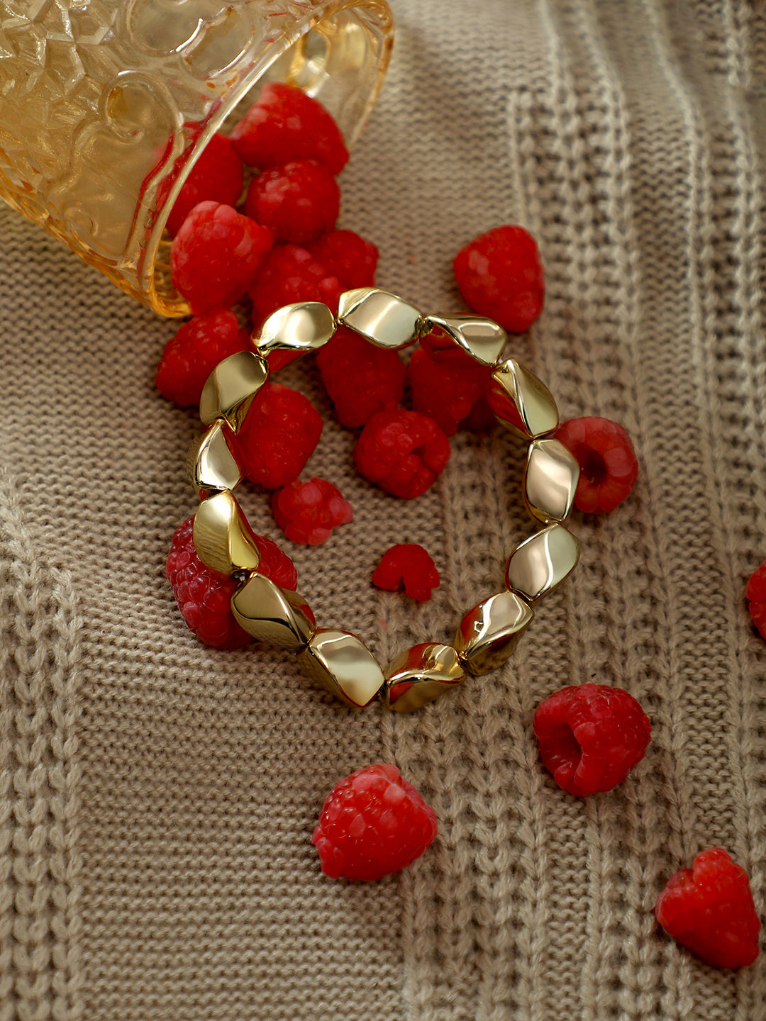 Women's The Swirl Beaded Bracelet - California Gold