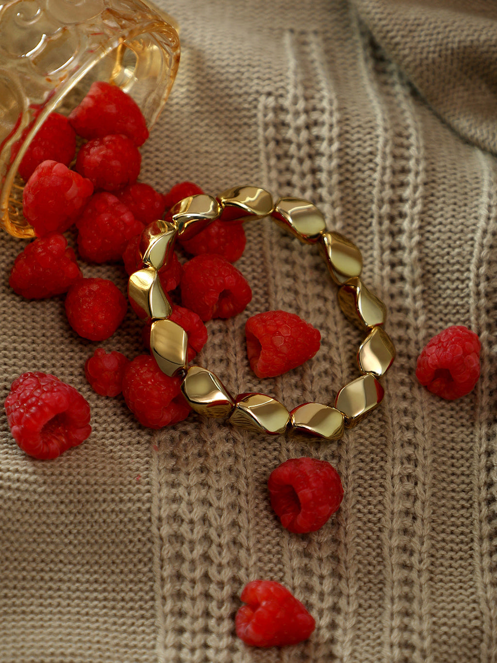 Women's The Swirl Beaded Bracelet - California Gold