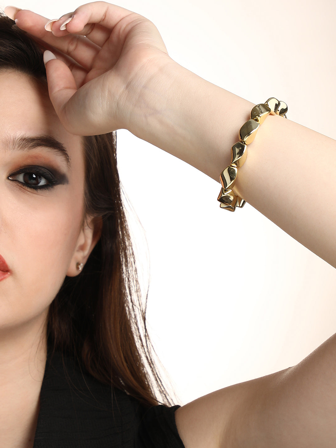 Women's The Swirl Beaded Bracelet - California Gold