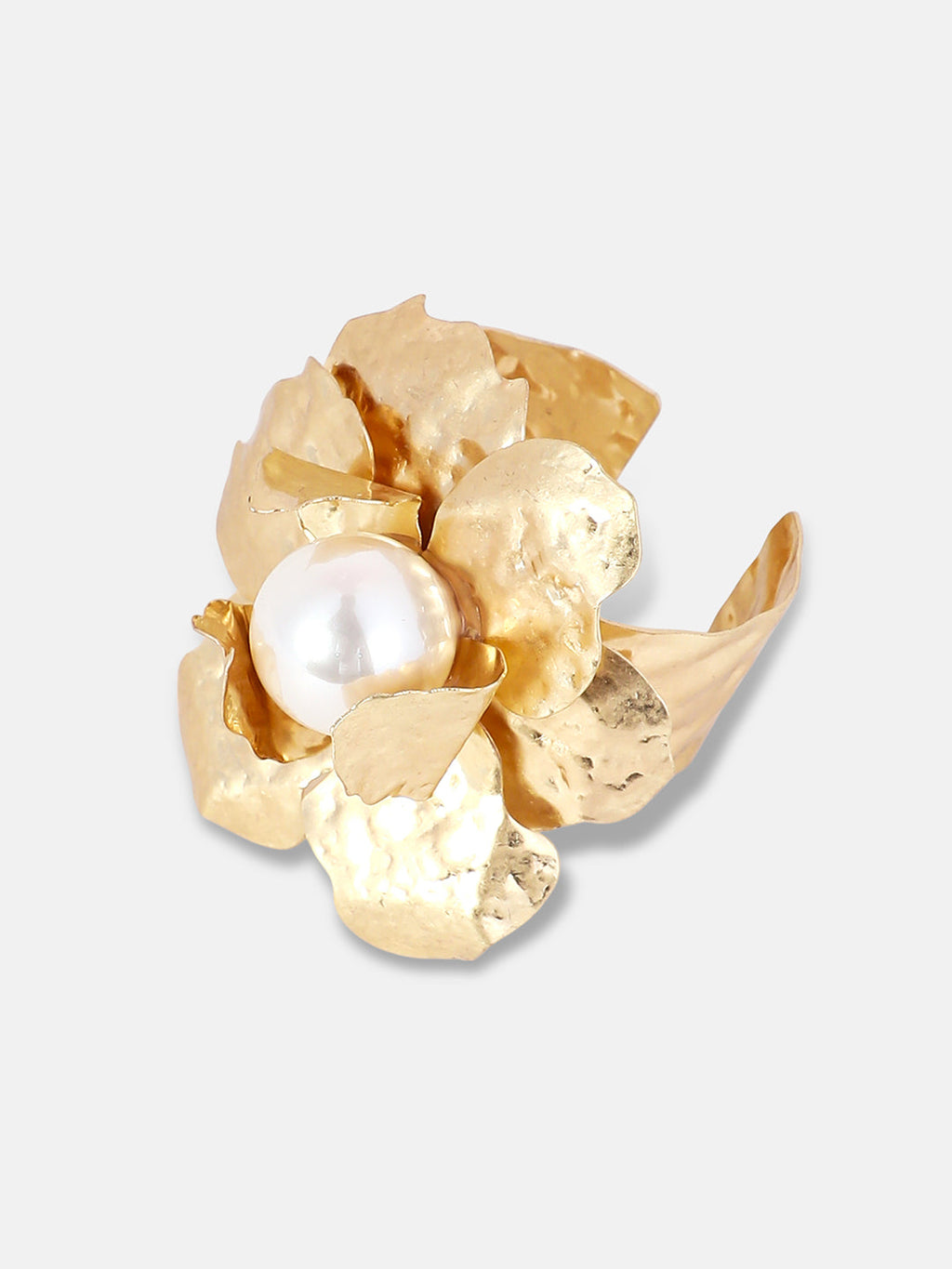The Flora-Bloom Statement Bracelet - California Gold