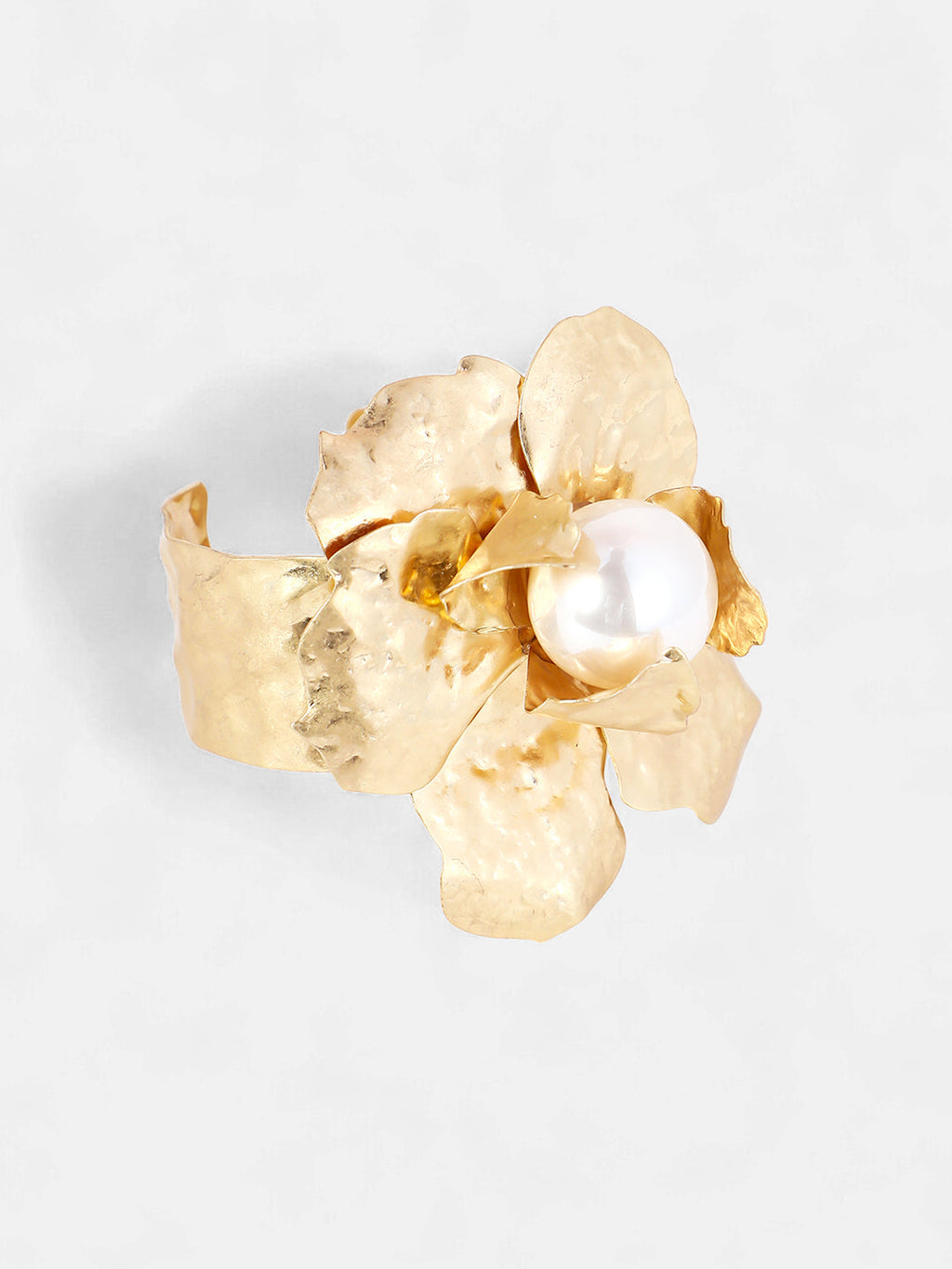 The Flora-Bloom Statement Bracelet - California Gold