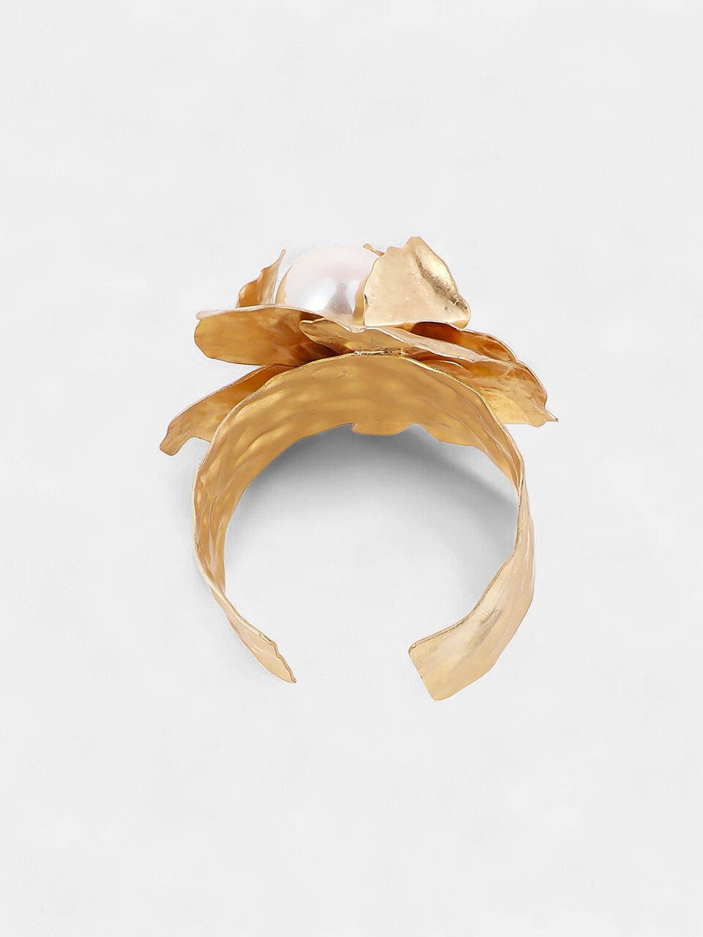 The Flora-Bloom Statement Bracelet - California Gold