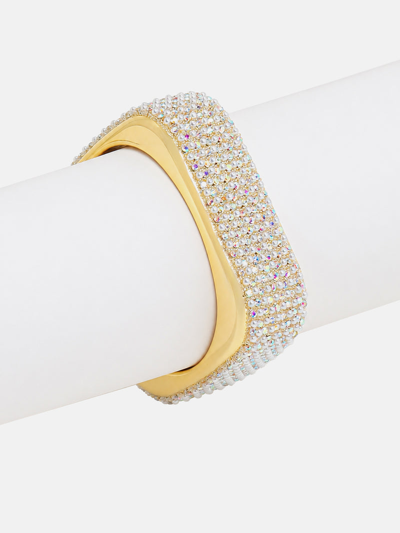 The Celestial Crystal Cuff Bracelet