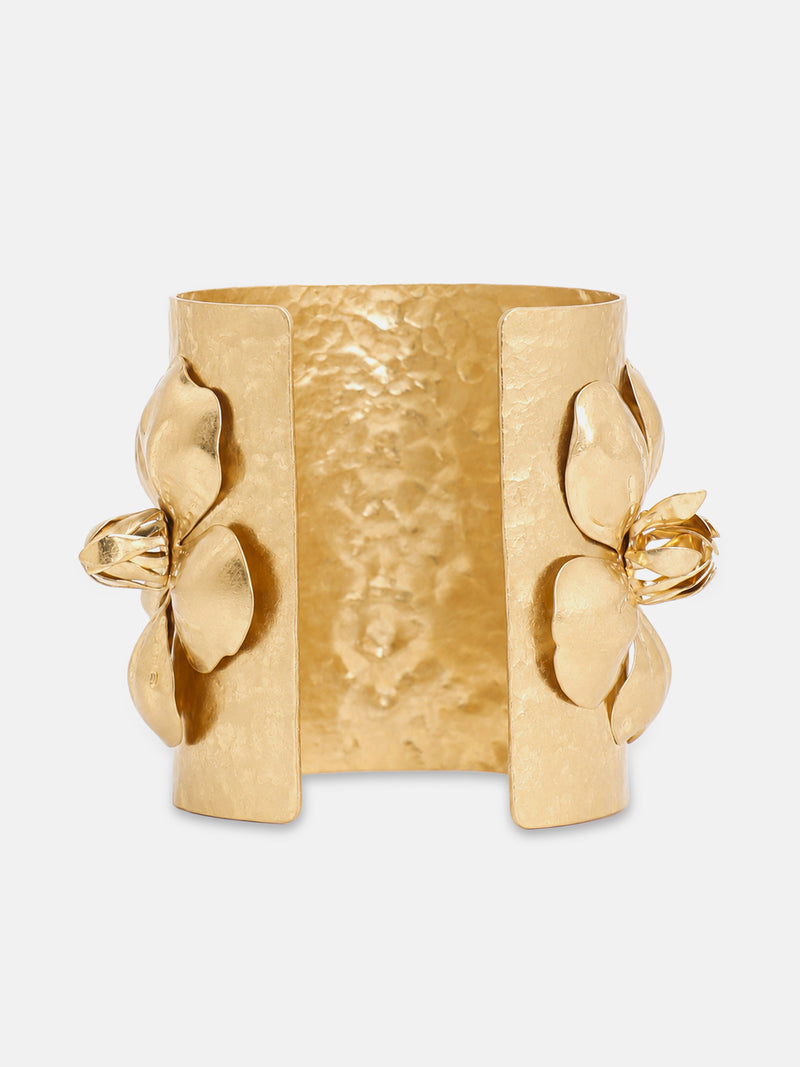 The Golden Bloom Cuff Bracelet
