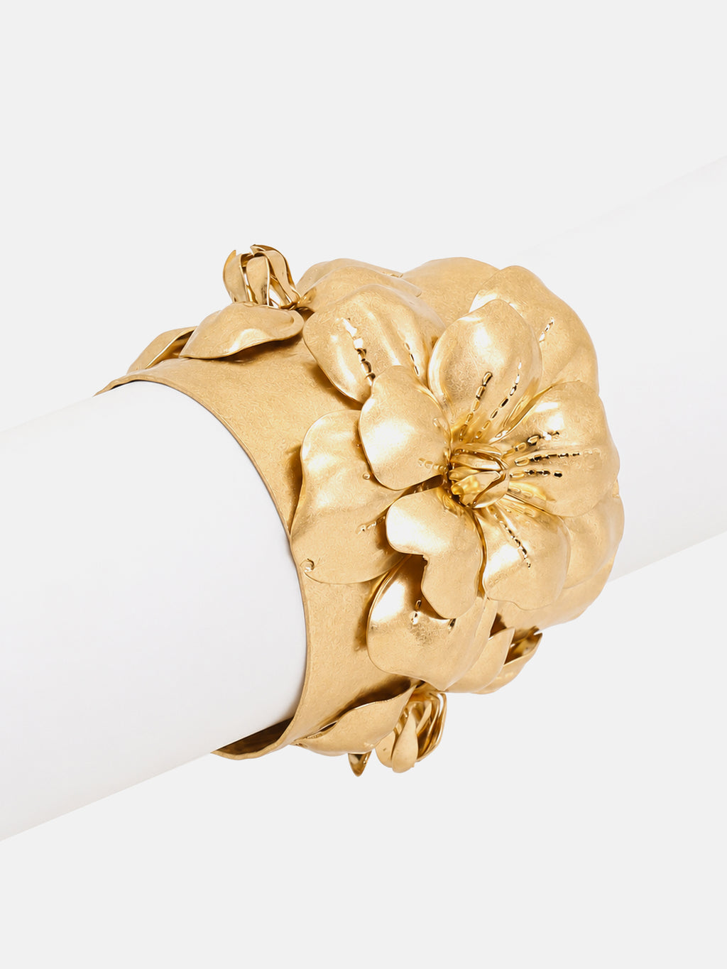 The Golden Bloom Cuff Bracelet