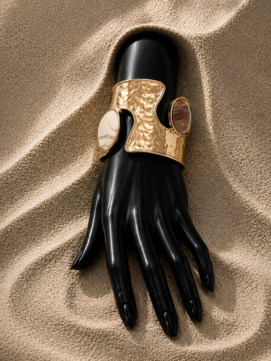 The Midnight Eclipse Stone Cuff