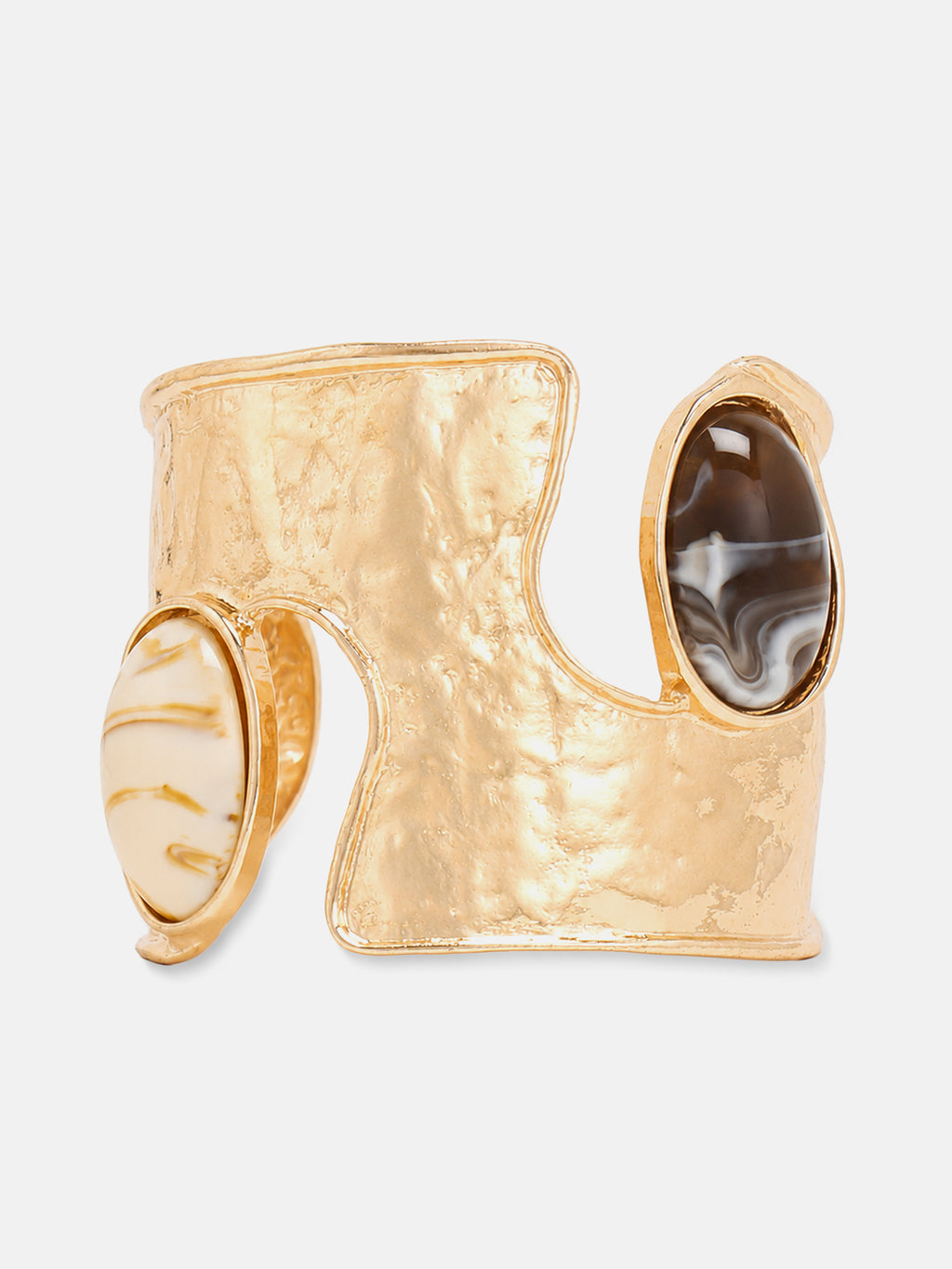 The Lunar Stone Open Cuff