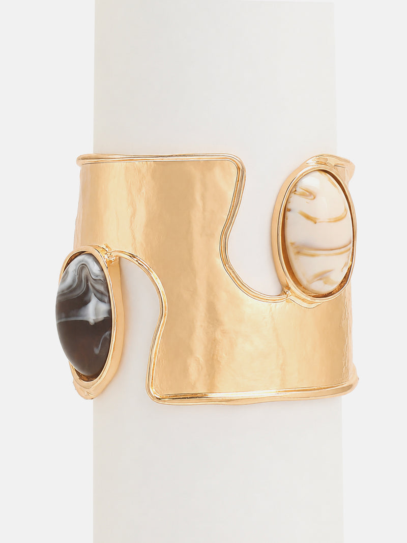 The Lunar Stone Open Cuff