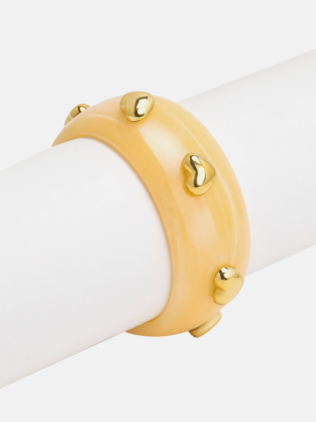 The Heart Whisper Resin Bangle