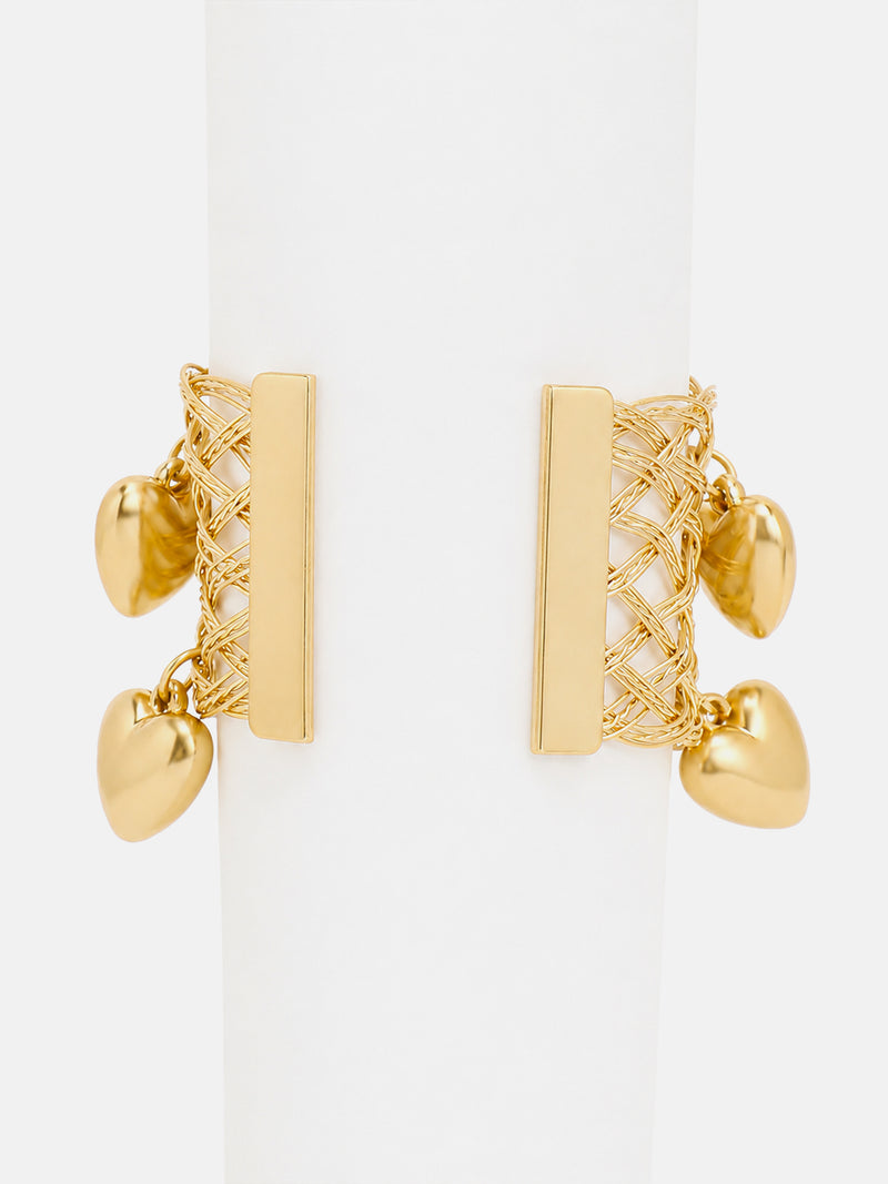 The Regal Charm Mesh Cuff