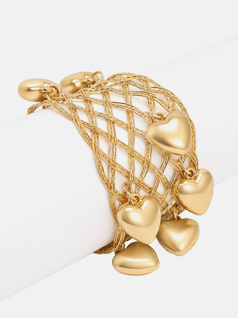 The Regal Charm Mesh Cuff