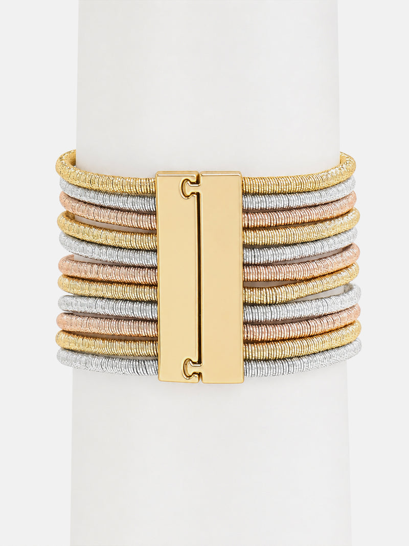 The Aurora Crystal Wave Bracelet