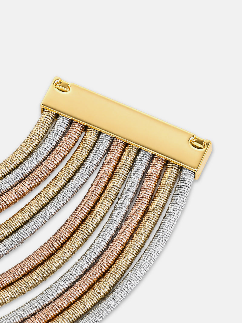 The Aurora Crystal Wave Bracelet