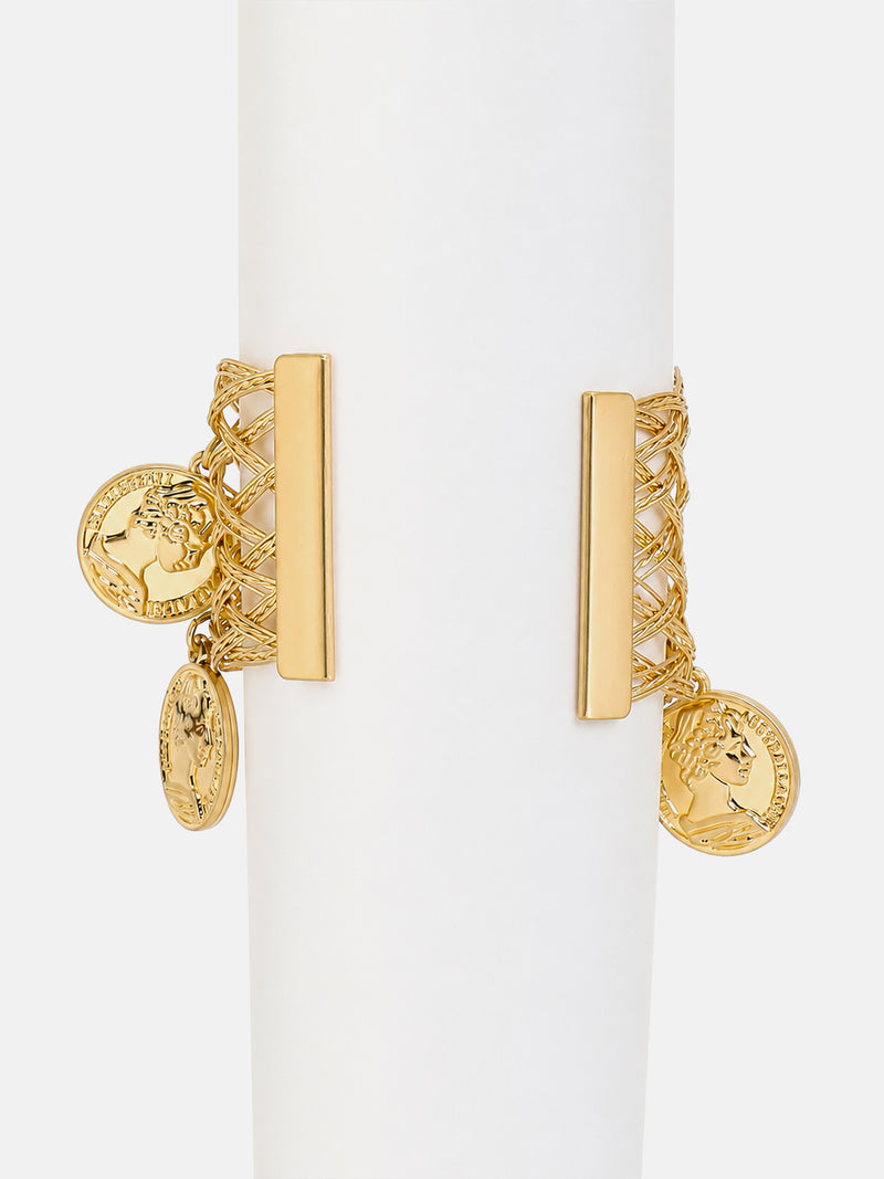 The Heritage Coin Charm Cuff