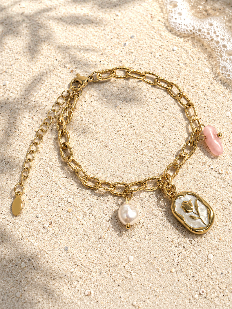 The Blush Keepsake Charm Bracelet