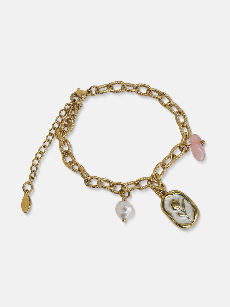 The Blush Keepsake Charm Bracelet