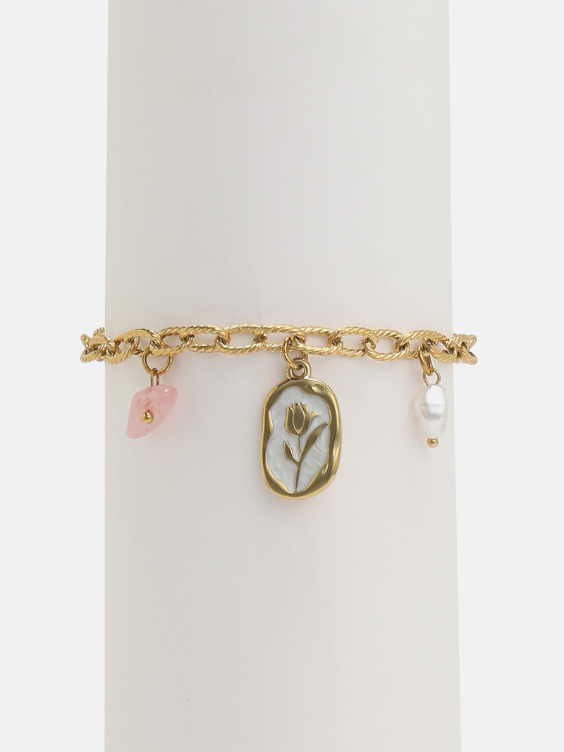 The Blush Keepsake Charm Bracelet