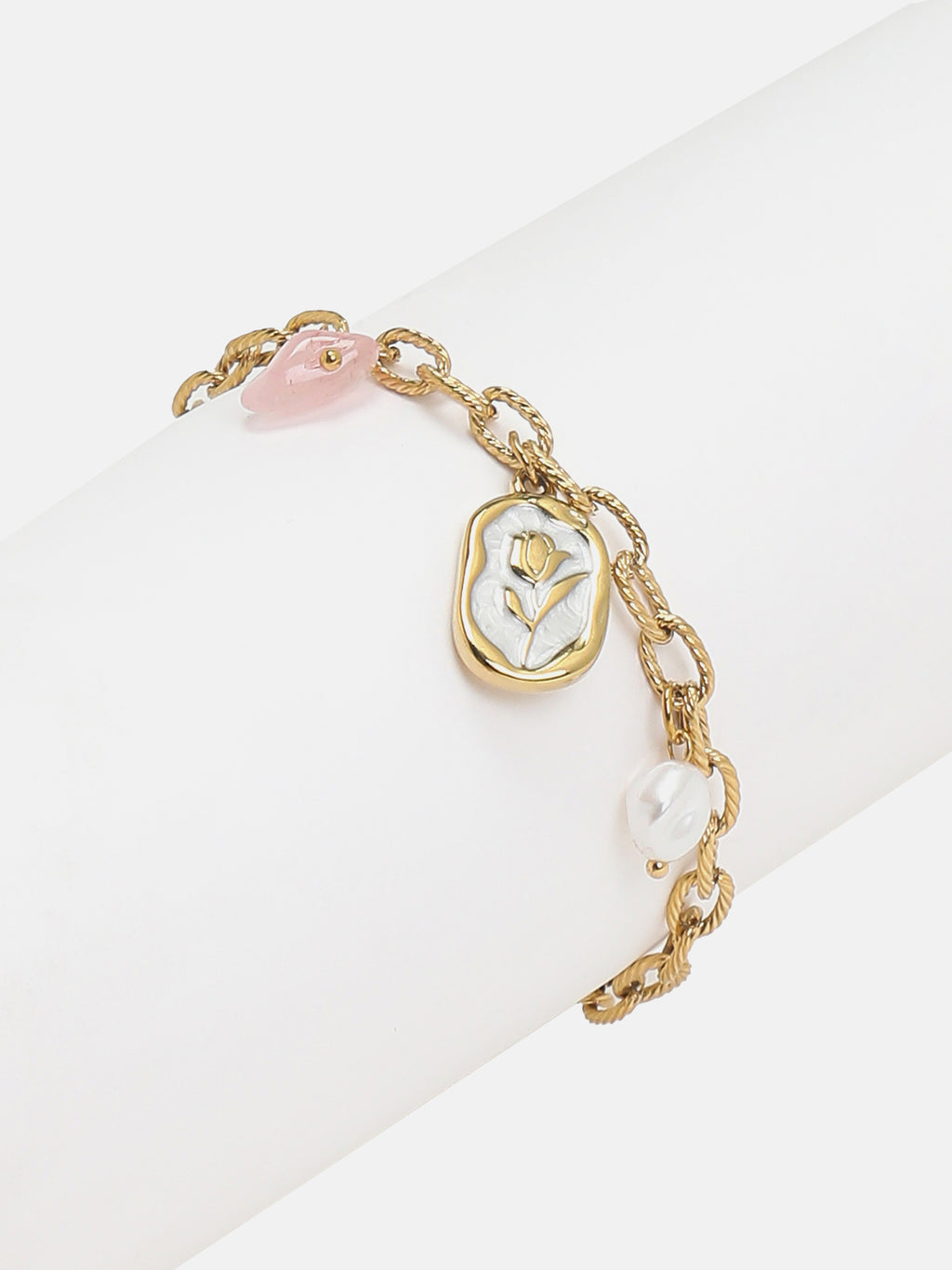 The Blush Keepsake Charm Bracelet