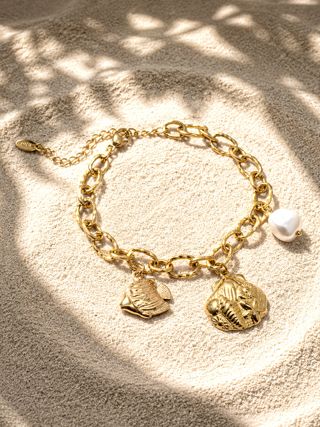 The Pearl Wishes Charm Bracelet