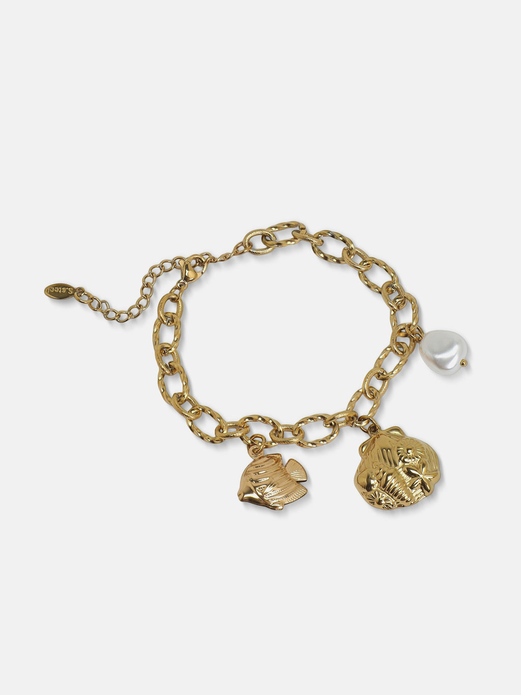The Pearl Wishes Charm Bracelet