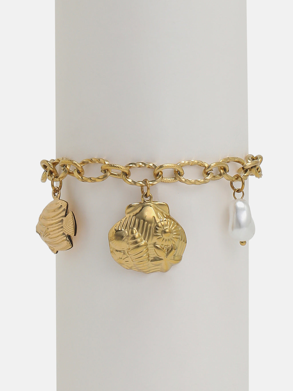 The Pearl Wishes Charm Bracelet
