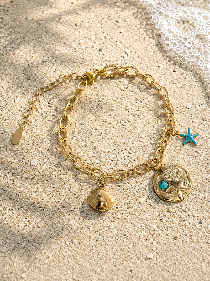 The Celestial Compass Charm Bracelet