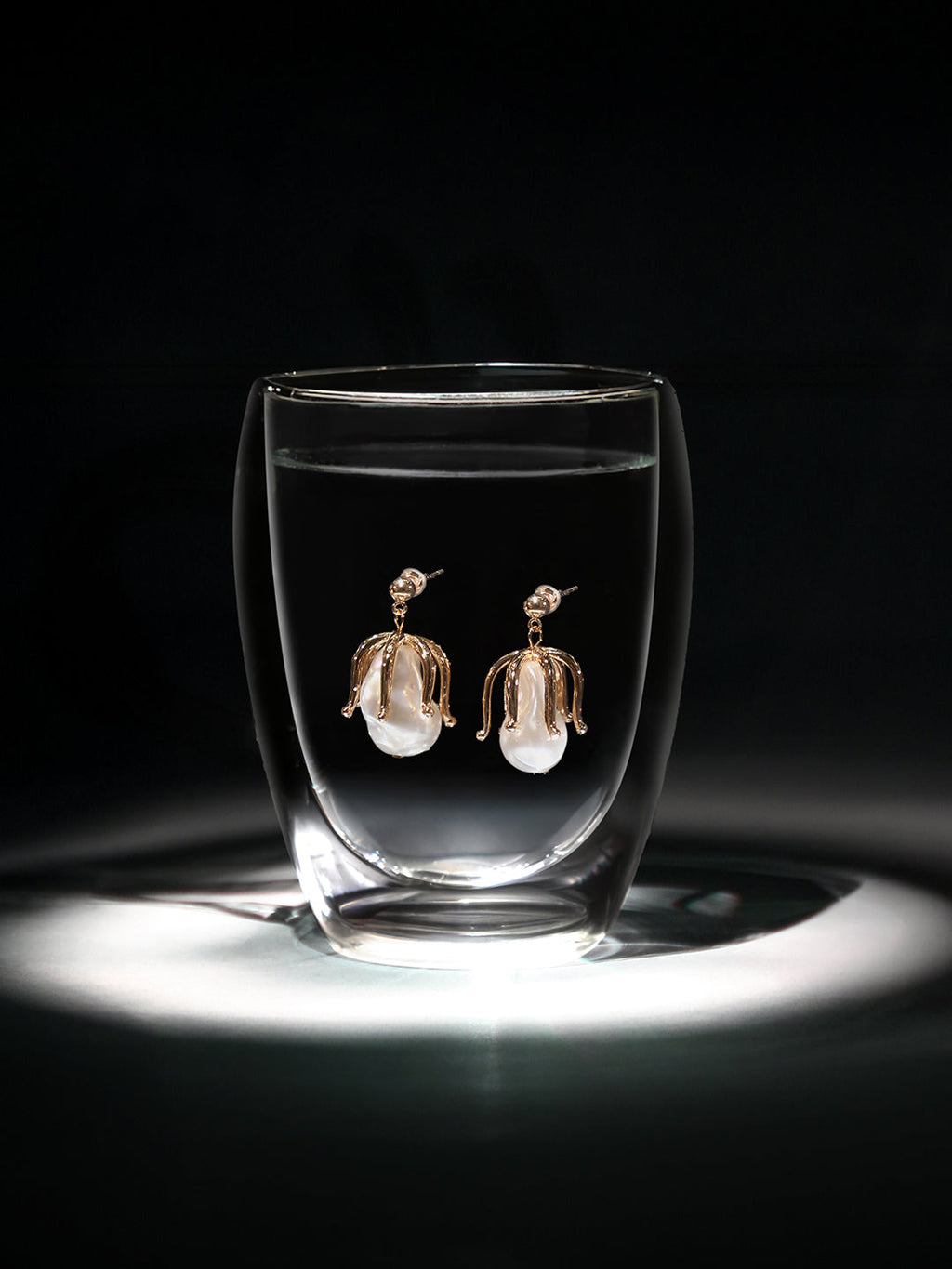 The Bud Drop Earrings - California Gold