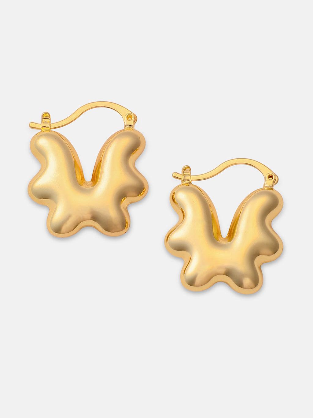 The Coronéa Hoop Earrings - California Gold