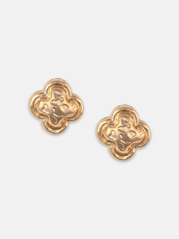 Women's The Signet Hoop Earrings - California Gold