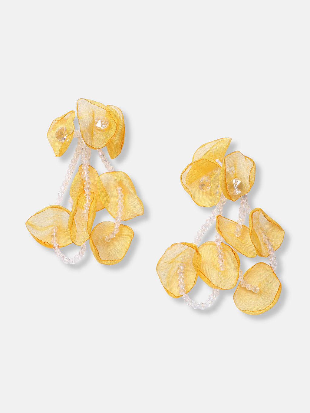The Petalyn Drop Earrings - Lemon Yellow