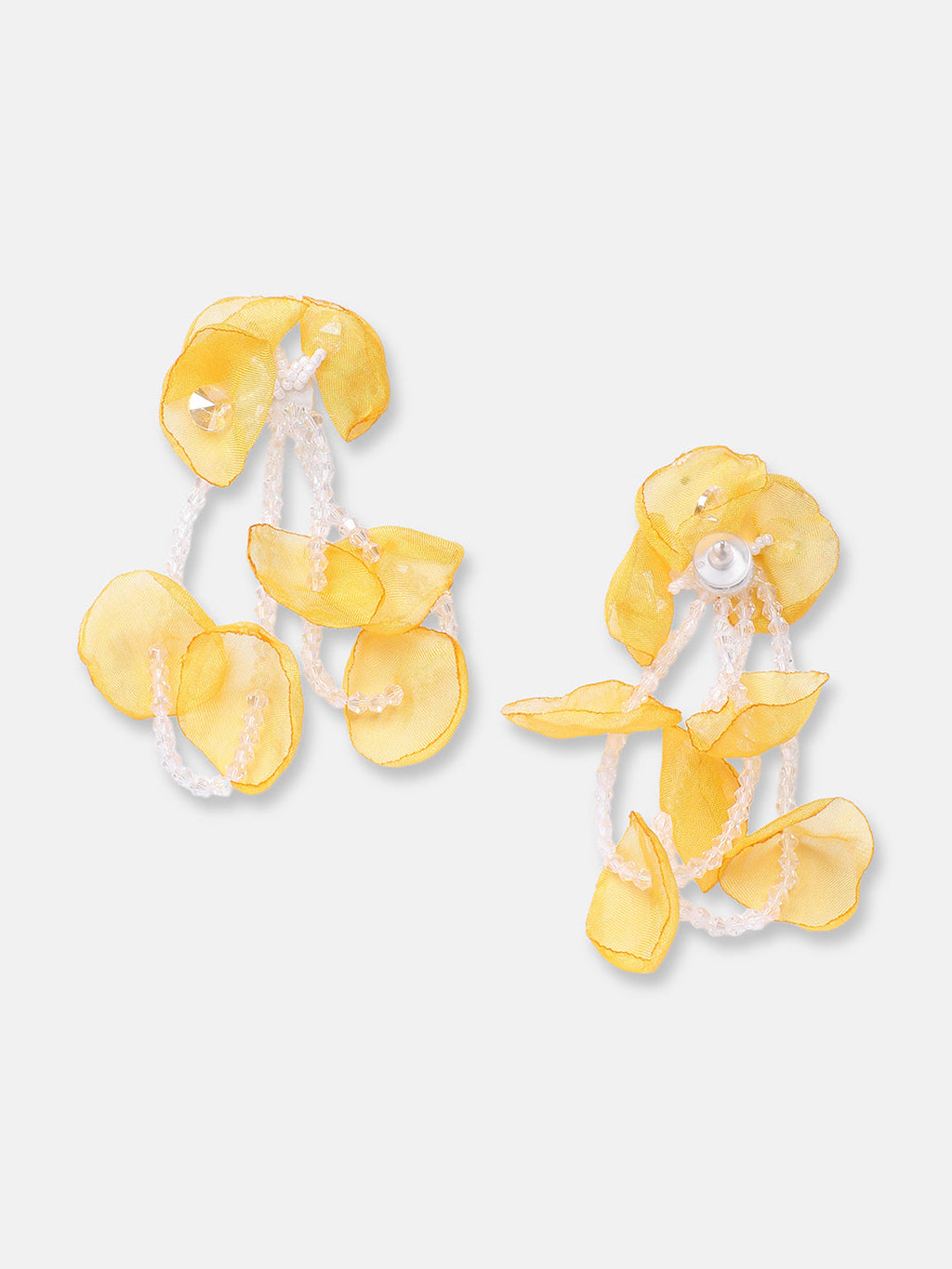 The Petalyn Drop Earrings - Lemon Yellow