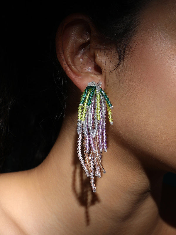 The Tassora-Prism Drop Earrings - Multicolour