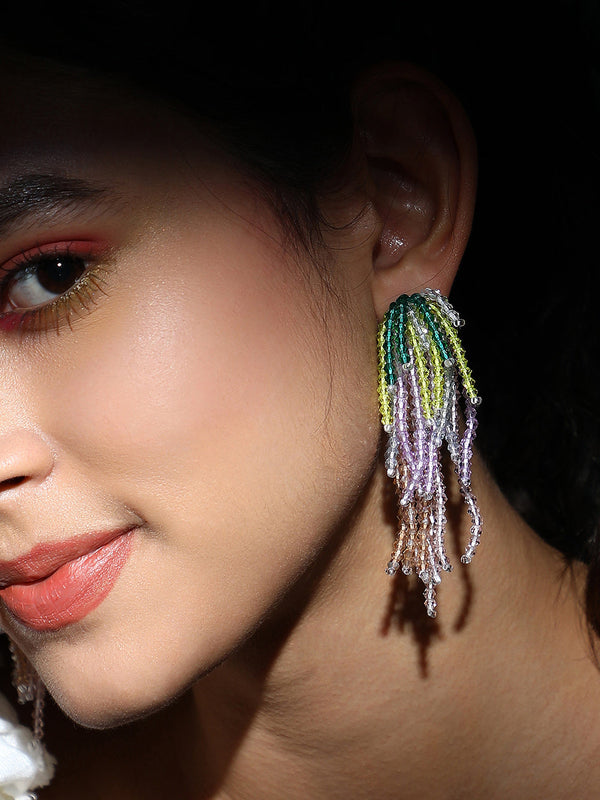 The Tassora-Prism Drop Earrings - Multicolour