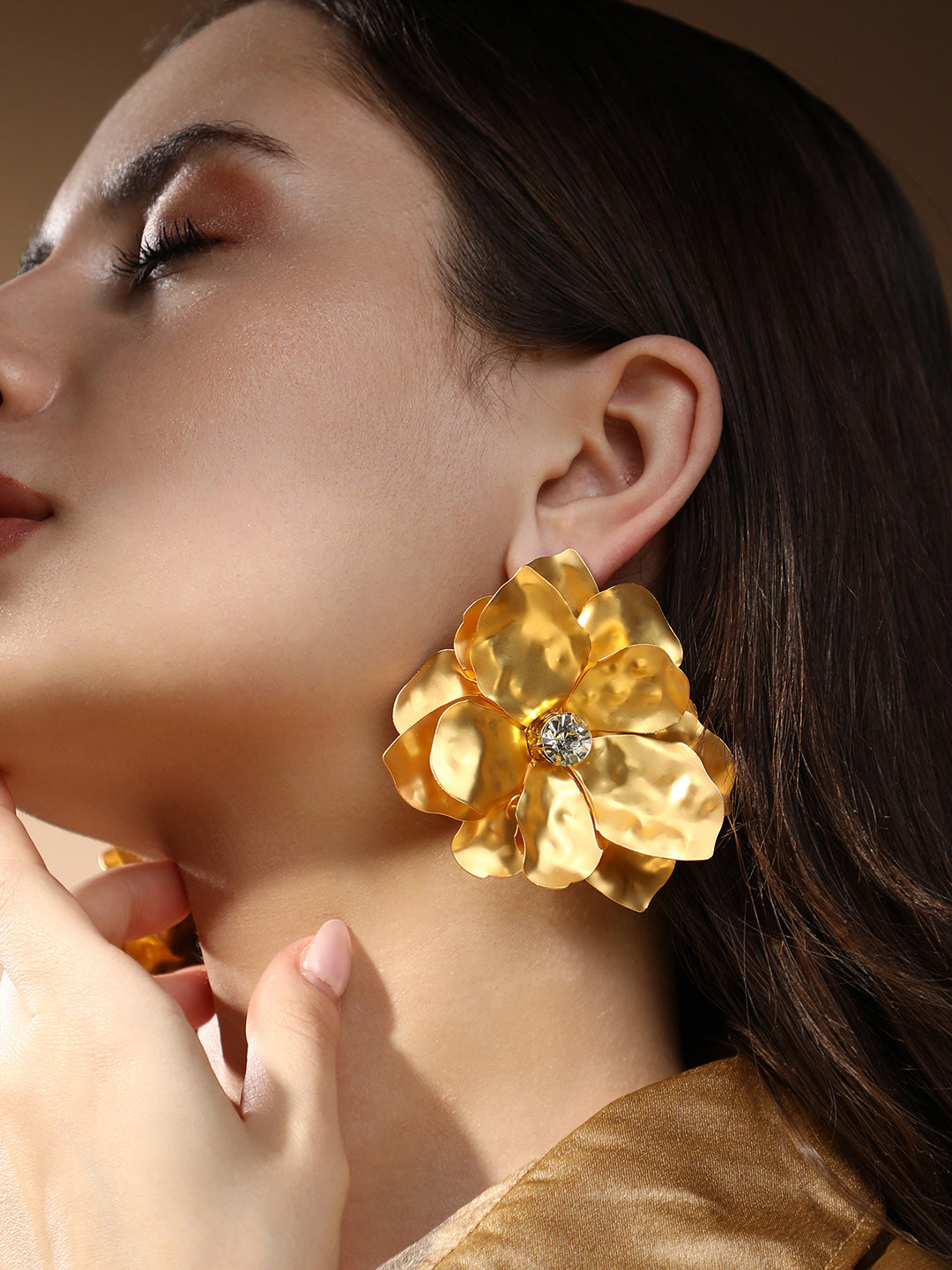 The Azalea Drop Earrings - California Gold