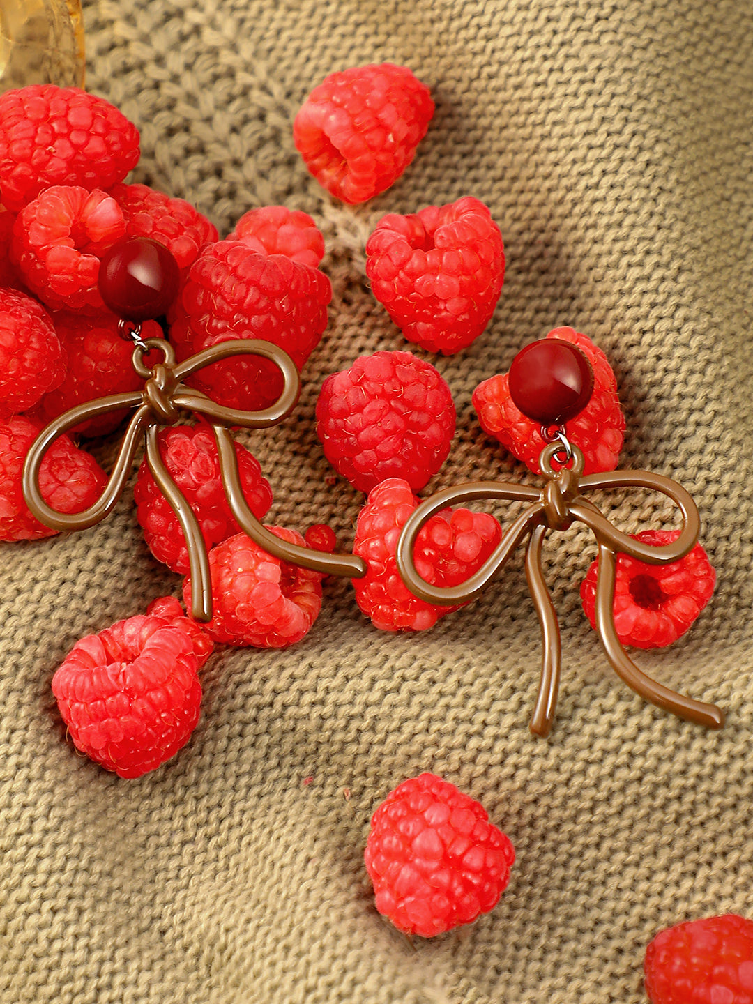 Women's The Knoté Drop Earrings - Chocolate Brown