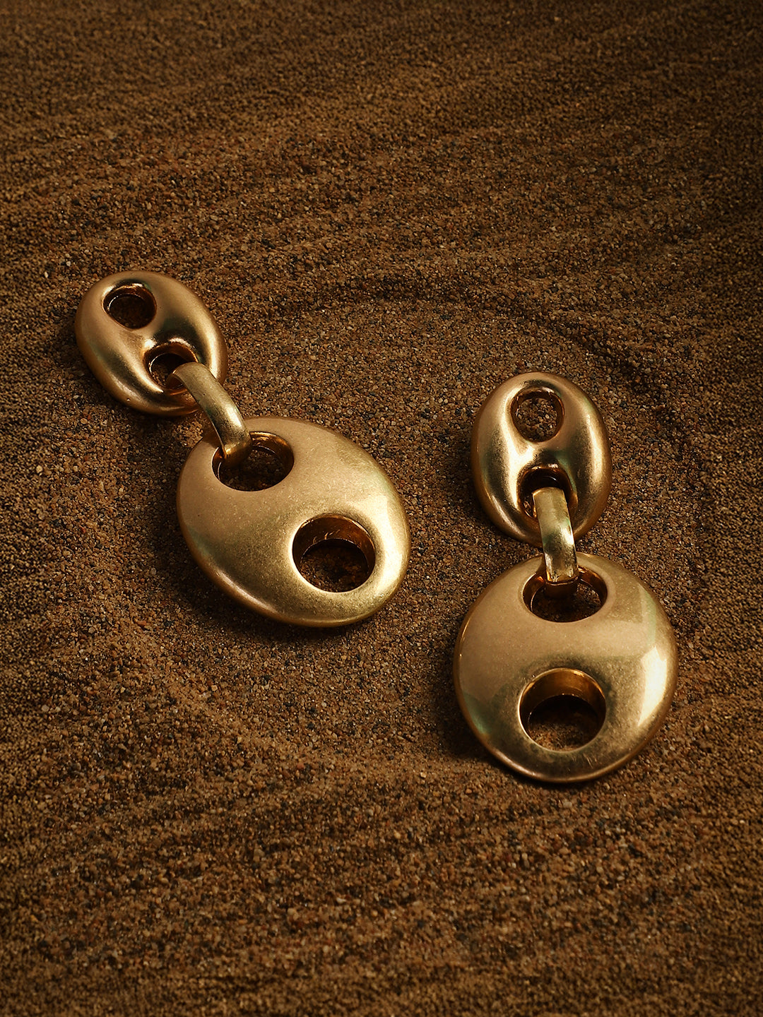 The Bolt Drop Earrings - California Gold