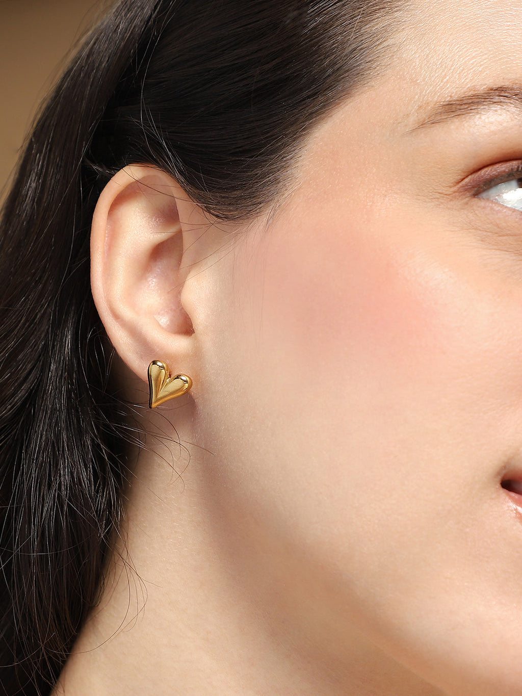 The Danity-Amore Stud Earrings - California Gold